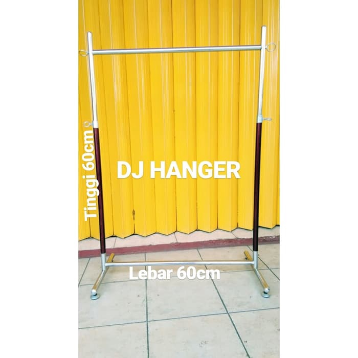 Gawang Hanger Gantungan Baju Model pipa bulat (60cm)