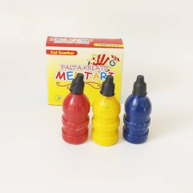 pasta kreatif mentari finger painting cat warna anak