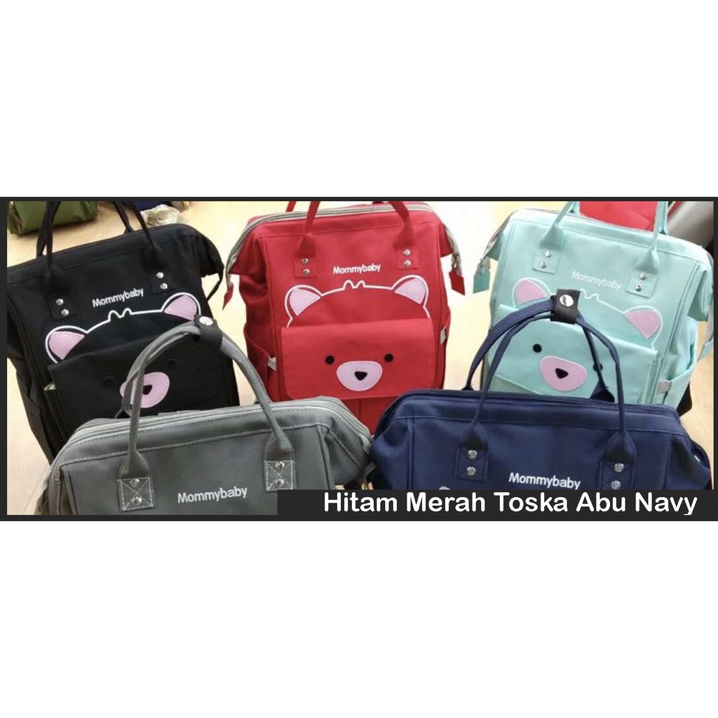 LJY48 Tas Bayi Ransel Wanita Mommybaby Baby Diaper Backpack Ibu Anak Bayi Impor TKM