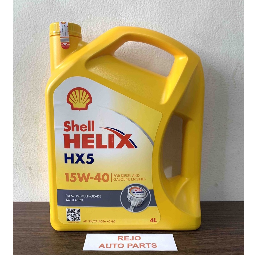 Oli Mesin Shell Helix HX-5 15W-40 4Liter - Oli Mobil Bensin & Diesel