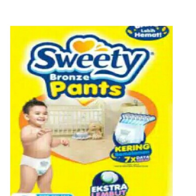 Diapers Sweety Bronze Pants M 1 / L 1 / XL 1 / Renceng 6pcs