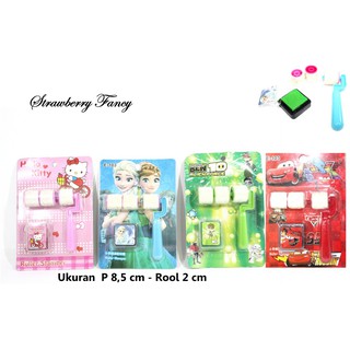 Jual Cute Roll Stamp Kids Stationery (Frozen/Ben10/Cars/Hello Kitty