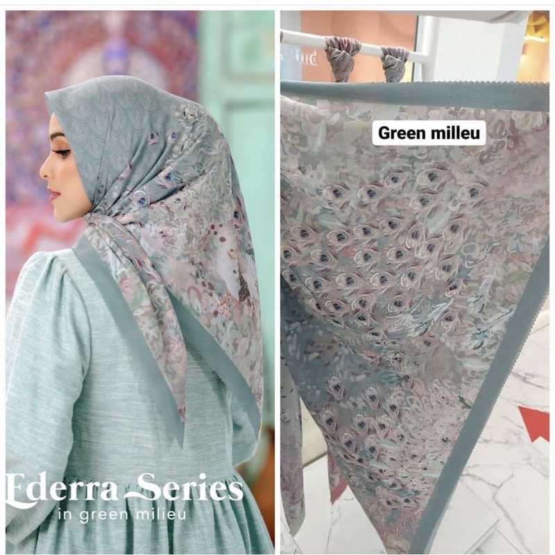 Buttonscarves New Ederra Series Green Milleu