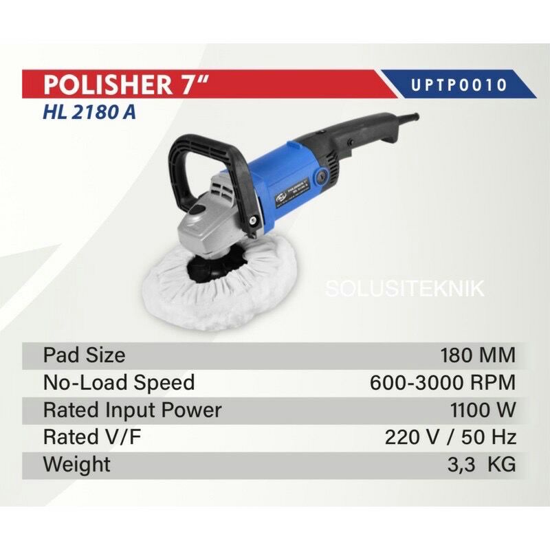 Mesin Poles Polisher 7” HL 2180 A