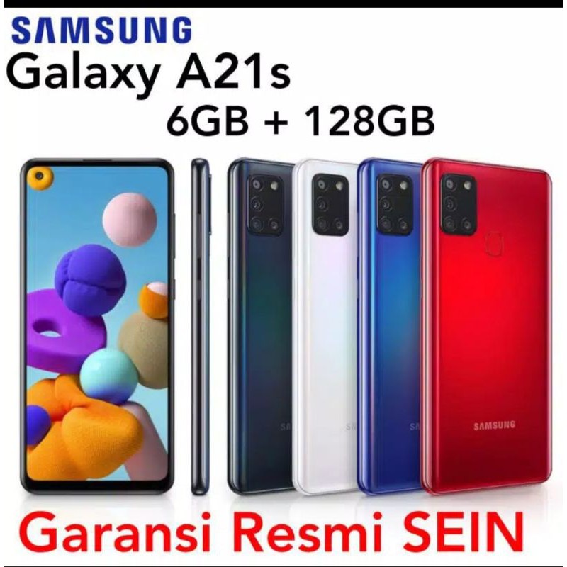 Samsung galaxy A21s 6/128 new garansi resmi