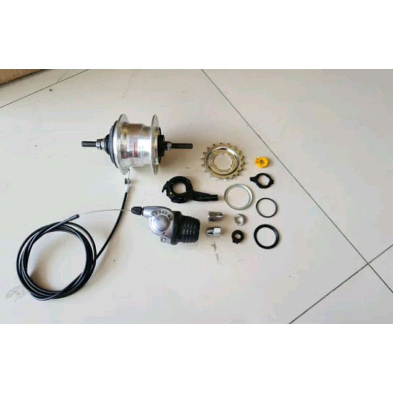 ASLI JAPAN Internal gear Shimano nexus 7 speed SG-7R46 jepang lubang 36 h 36h freehub free hub belakang sepeda commuter bike city bike