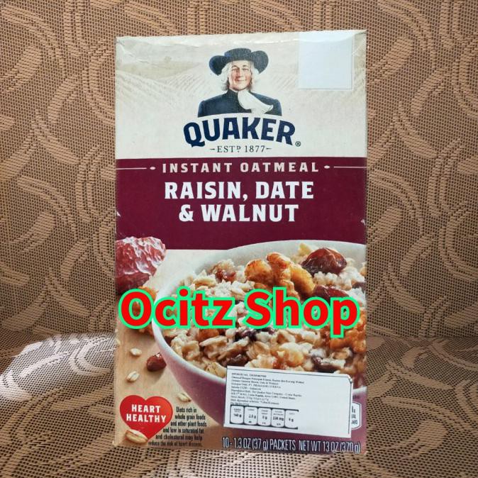 

Terbaru Quaqer Instant Oatmeal Raisin Date & Walnut 370 gr
