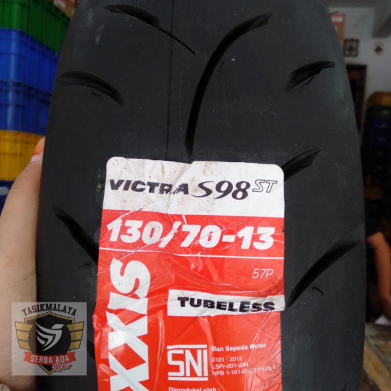 BAN LUAR MAXXIS VICTRA S98ST 130/70-13 TUBELESS