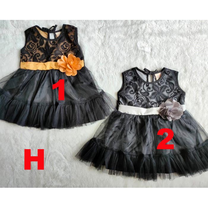 Baju Bayi Perempuan 0 3 6 Bulan Dress Gaun Bayi Baju Pesta Kondangan Baru Lahir Farah