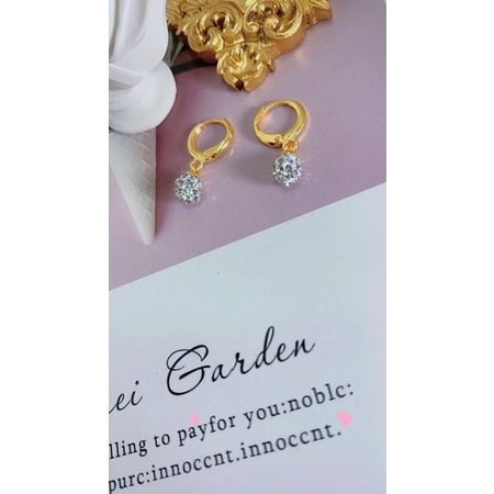 Anting jepit mutiara 24k N10062105