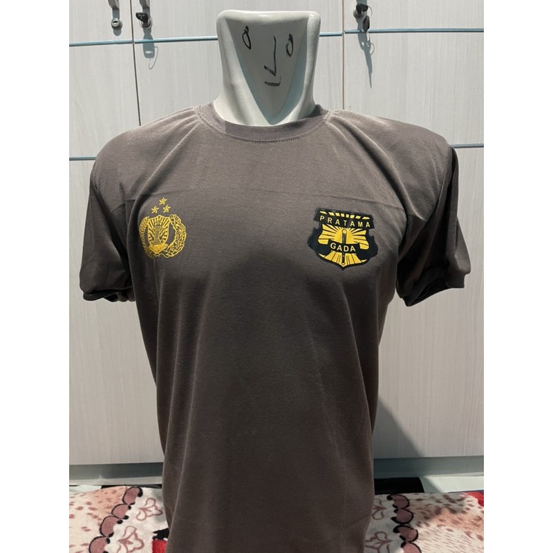 KAOS GADA PRATAMA COKLAT- KAOS SATPAM TERBARU