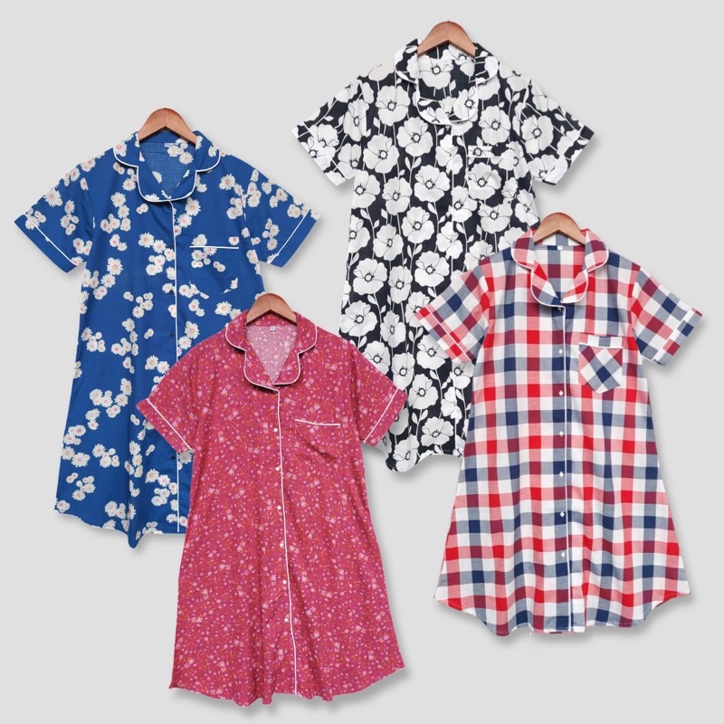 Baju Tidur Wanita, Piyama Wanita Model Daster Bahan Katun