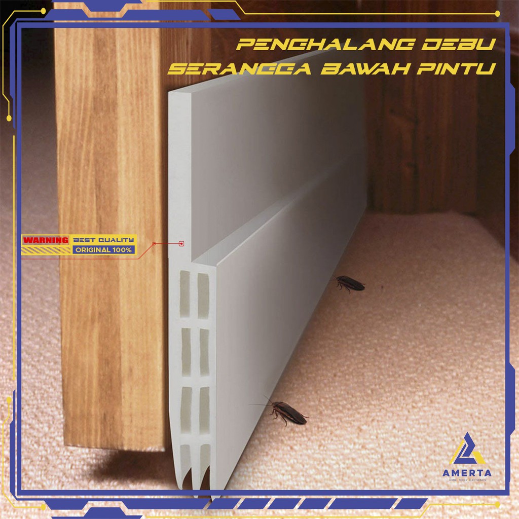 Lis Penghalang Debu Serangga Bawah Pintu Door Bottom Seal 1 Meter