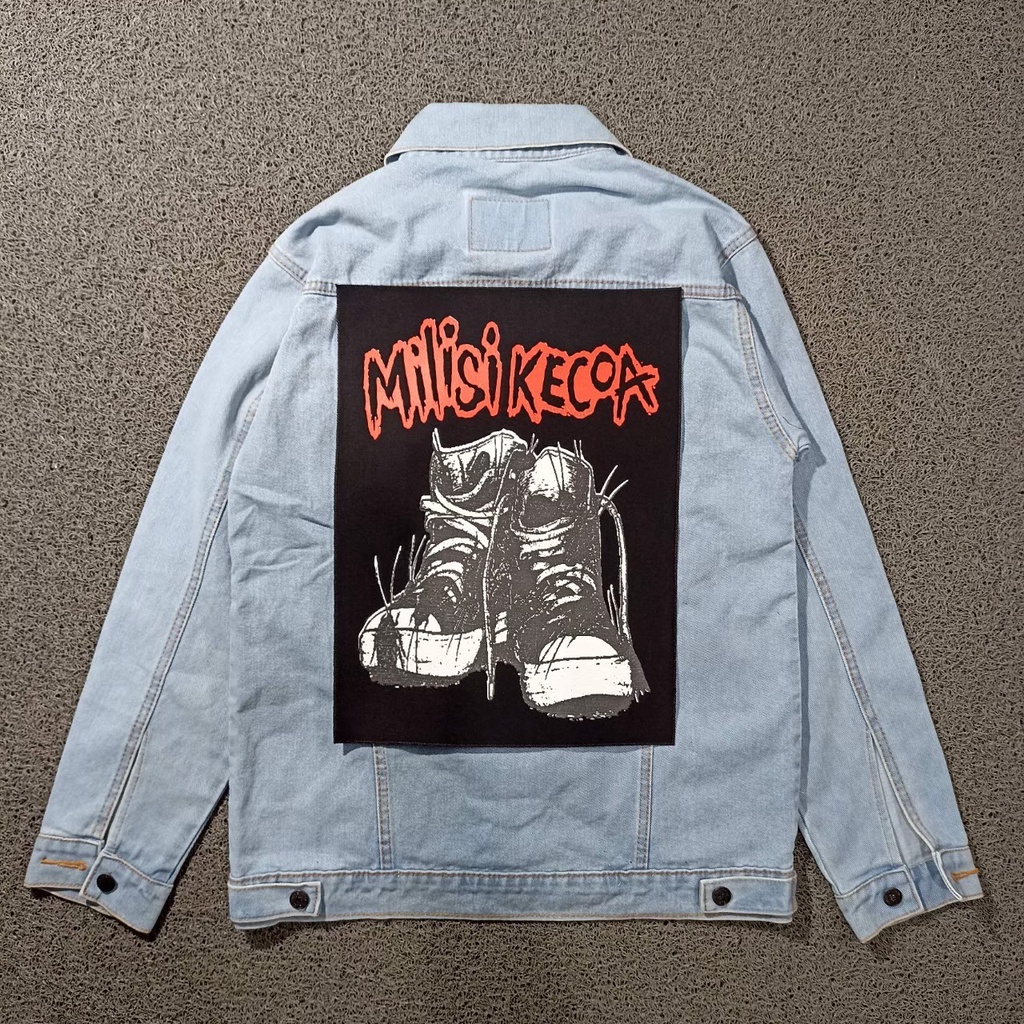 Backpatch band metal punk emblem back patch bordir emblem jaket punggung patch music