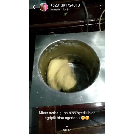 mixer roti dan donat