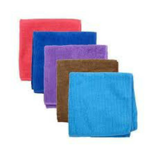 1PCS KAIN LAP MICROFIBER 28x28 Cm320 GSM Best Export Quality Kain Lap Serat Micro Fiber Serbaguna