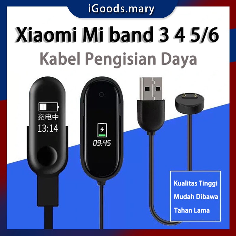 Xiaomi Mi Band 3 5/6 4 Penggantian Charger Miband Kepala Kabel USB