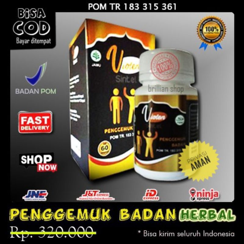 VIOLEN SUPLEMEN PENGGEMUK BADAN ALAMI