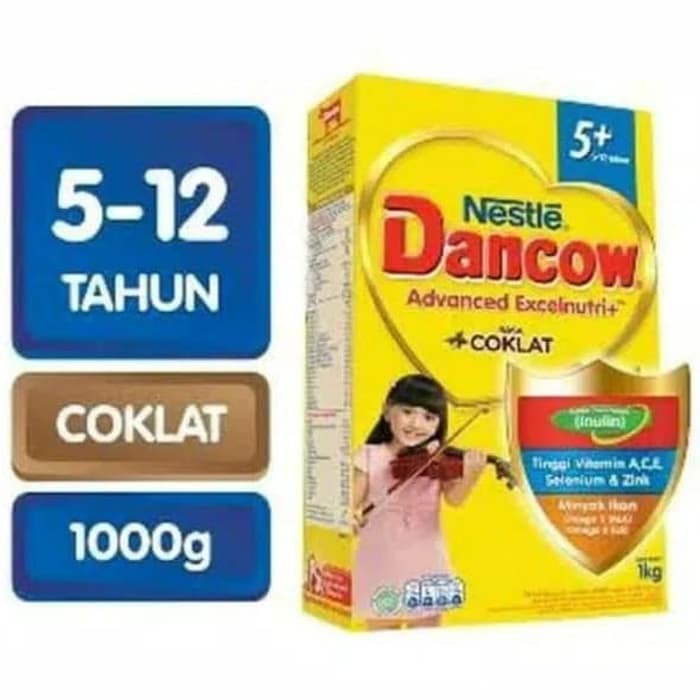 

Dancow 5+ 1000gr rasa cokelat / madu