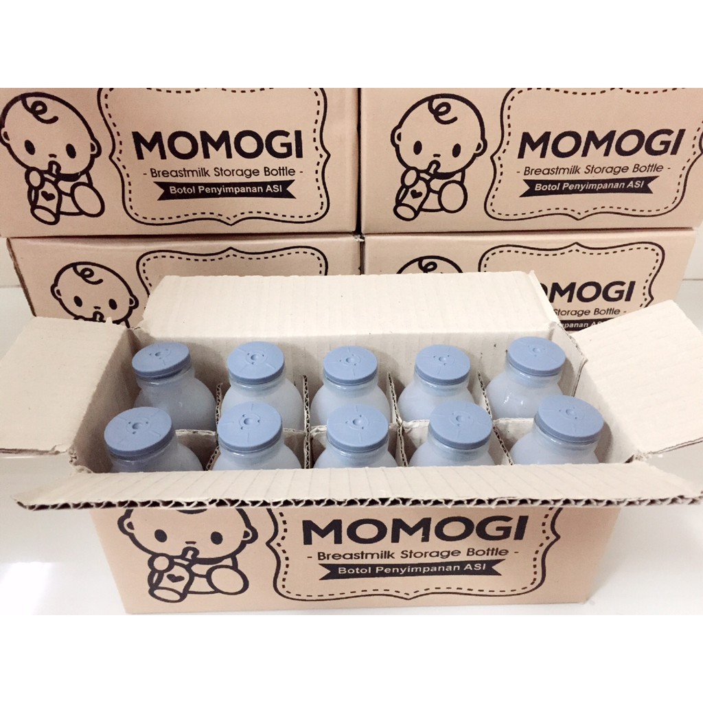 BOTOL ASI MOMOGI  &quot; ORIGINAL &quot; 10 PCS   FREE BUBBLE / BOTOL ASI BKA ISI 8 PCS