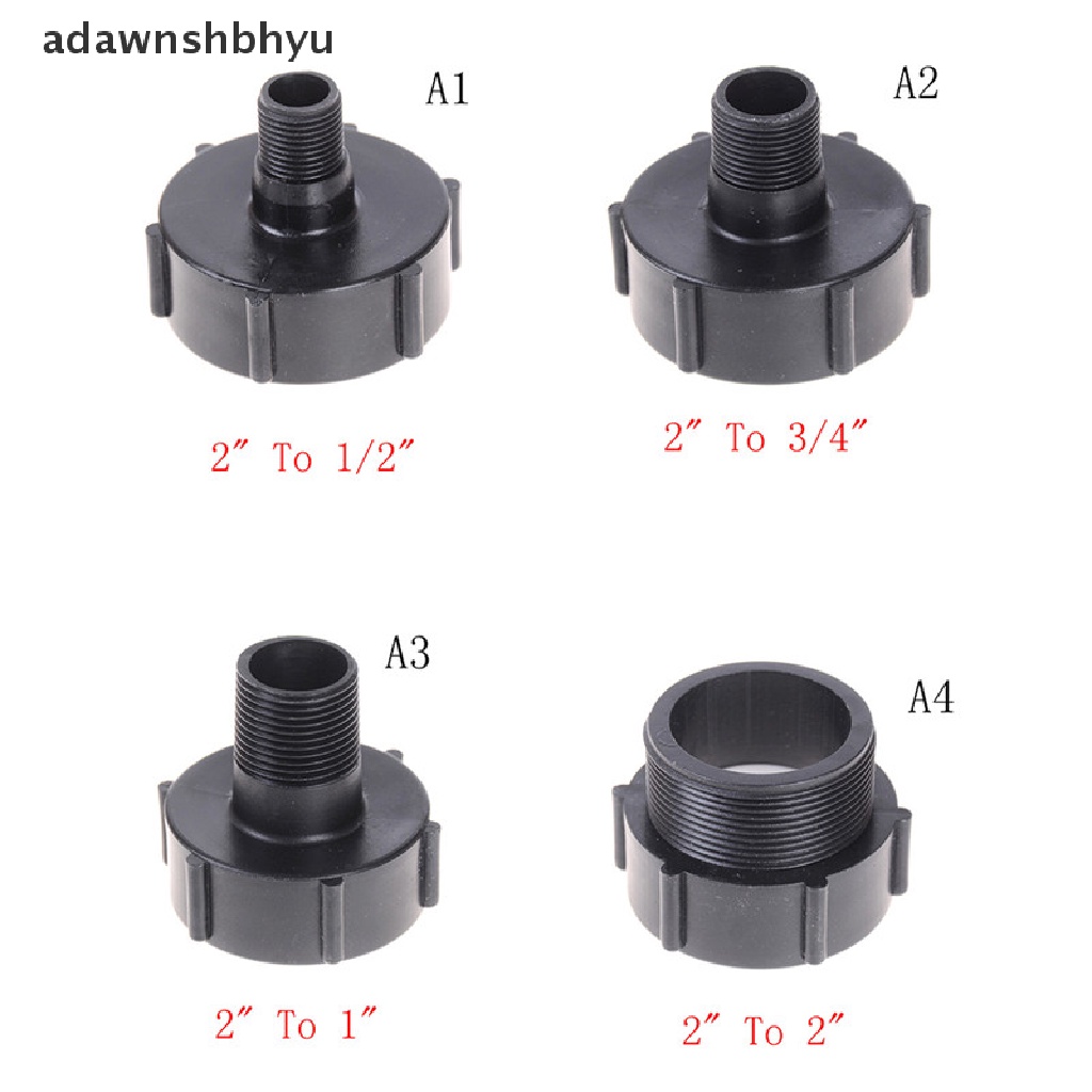 [adawnshbhyu] Ibc Tote Tank Drain Adapter Drat Kasar 2sampai1 /2&quot; 3/4 &quot;Selang Taman