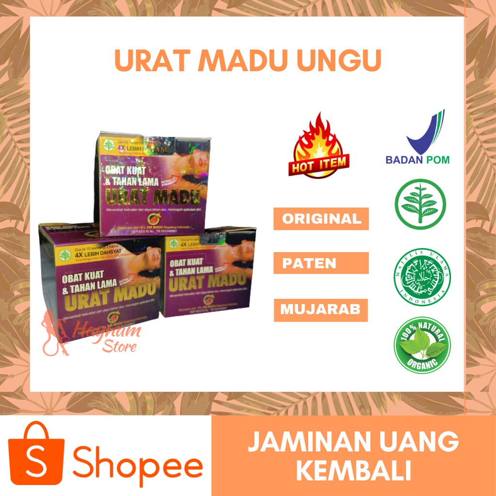 [BISA COD] URAT MADU MERAH KAPSUL ORIGINAL - URAT MADU UNGU ASLI ORIGINAL - KHASIAT MANTAP