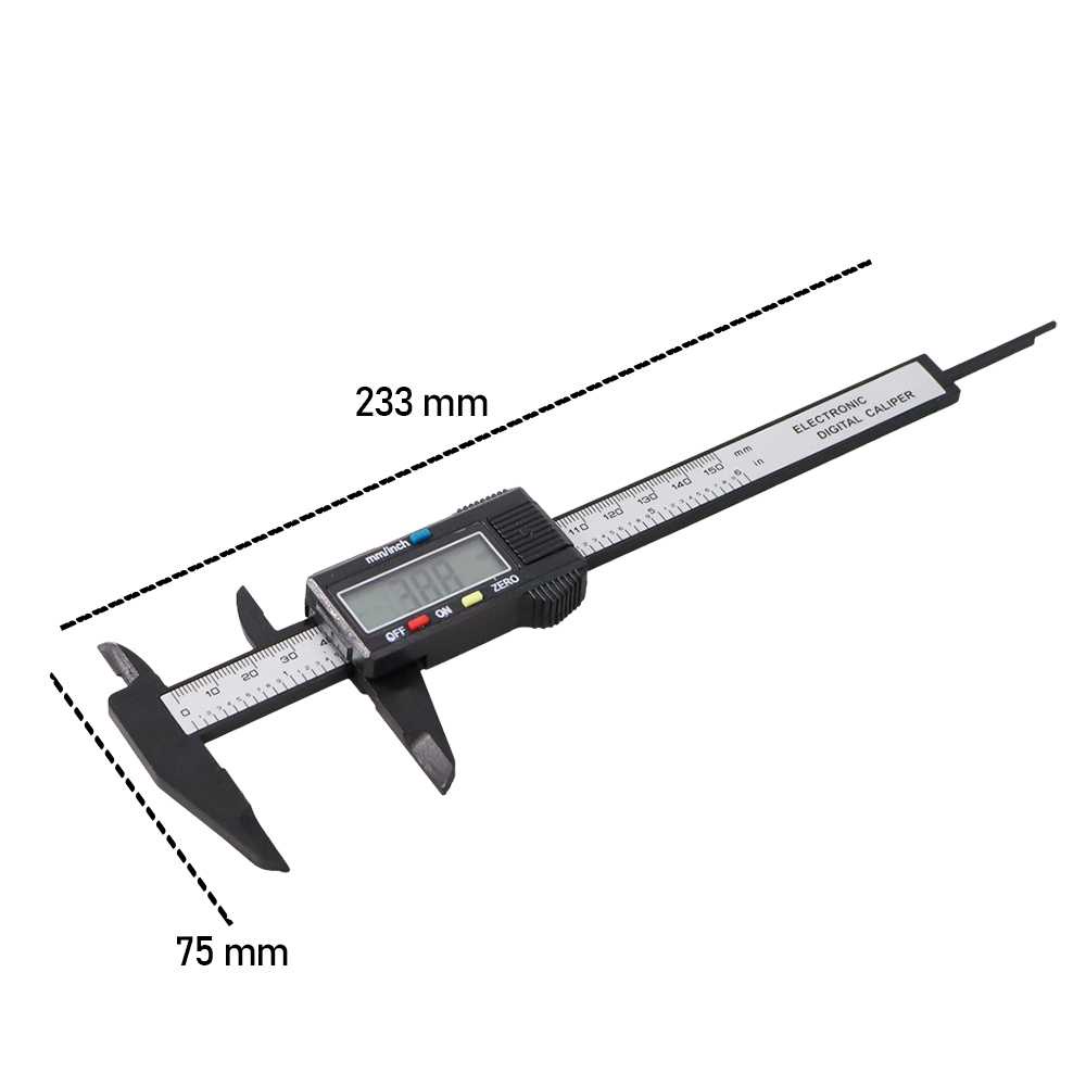 TD - PKK Taffware Jangka Sorong Digital Vernier Caliper LCD Screen - JIGO-150