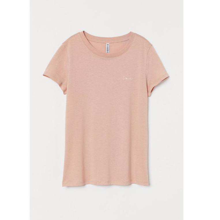 Khusus hari ini H&M T-SHIRT LOVE - KAOS WANITA O44O1 .,|