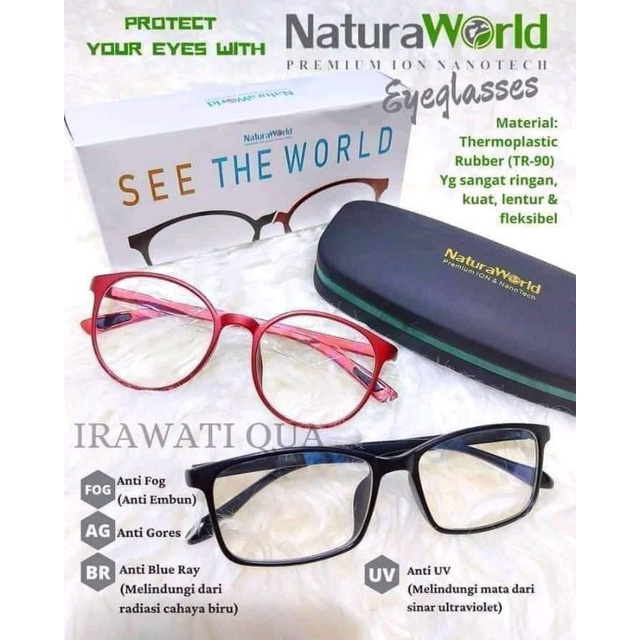 KACAMATA ION NANO NATURA WORLD