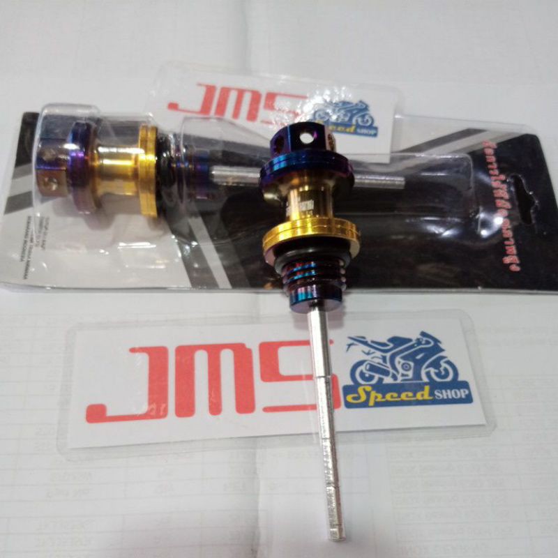 tutup oli twotone model probolt jarum universal nmax aerox Mio beat Vario Scoopy Genio mx Supra Blade Vega