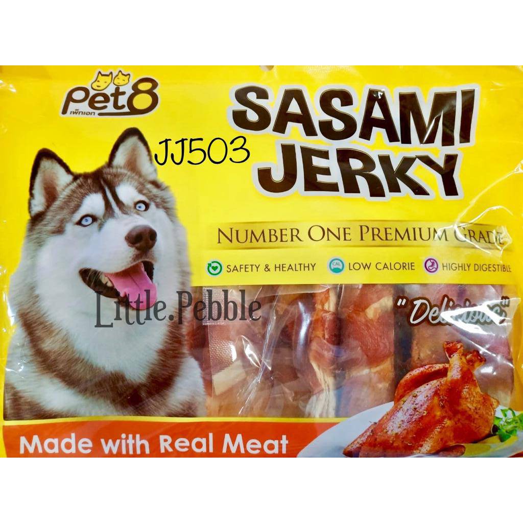 Pet8 Sasami Jerky Chicken  Cemilan Snack Anjing