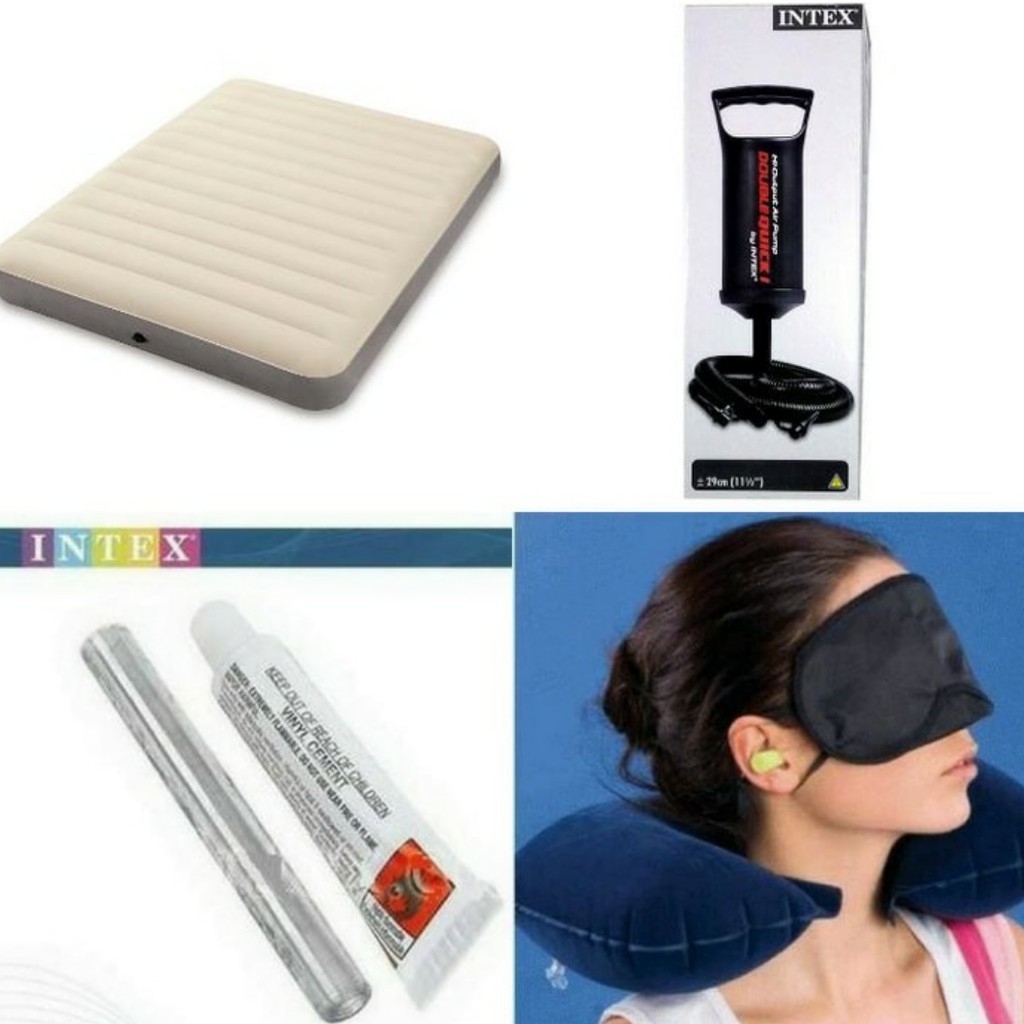New kasur angin besar queen size intex kasur matras sofa angin fre pompa