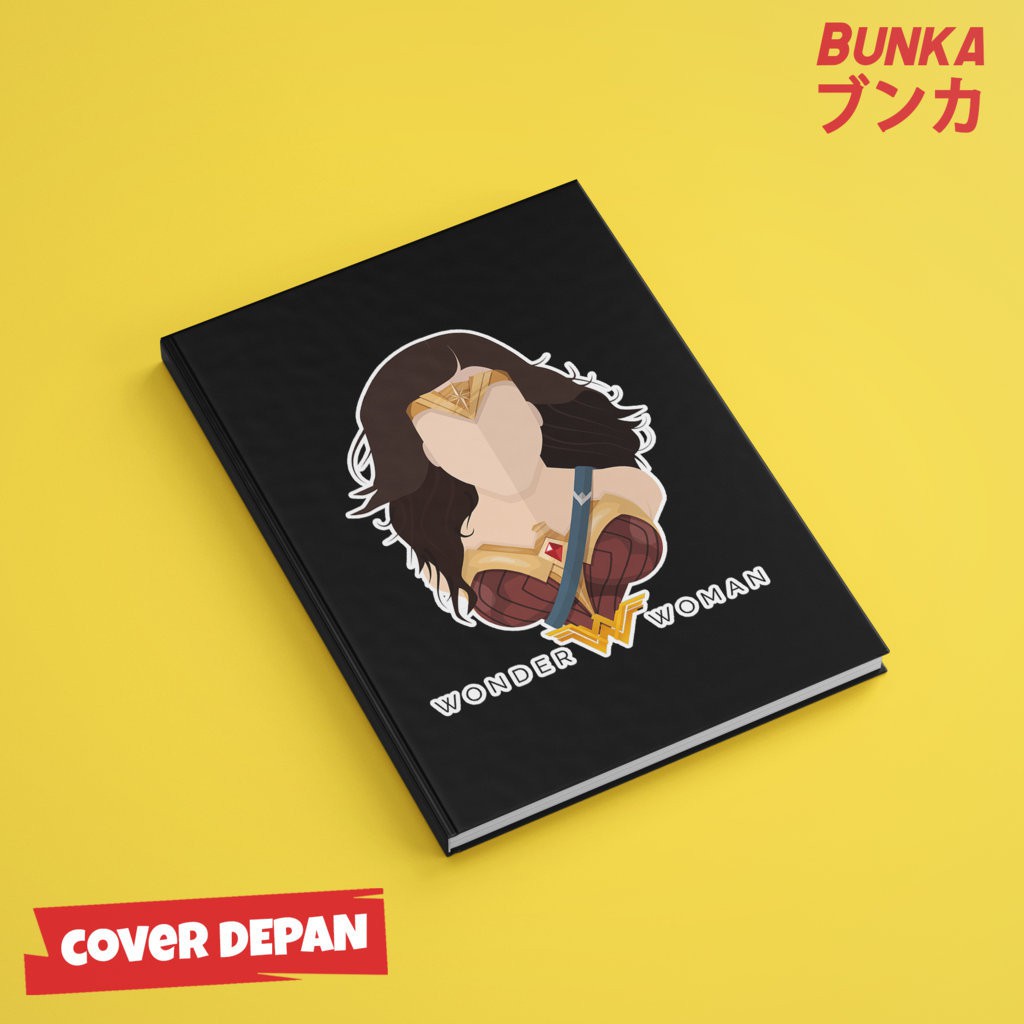 

Notebook DC Character Wonder Woman Hardcover A5 Buku Tulis Catatan Note Agenda Planner Jurnal