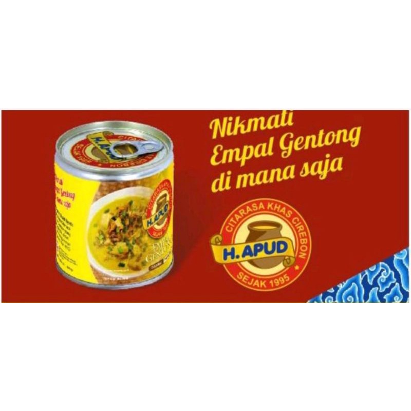 

Empal Gentong H. Apud Asli Cirebon Kemasan Kaleng