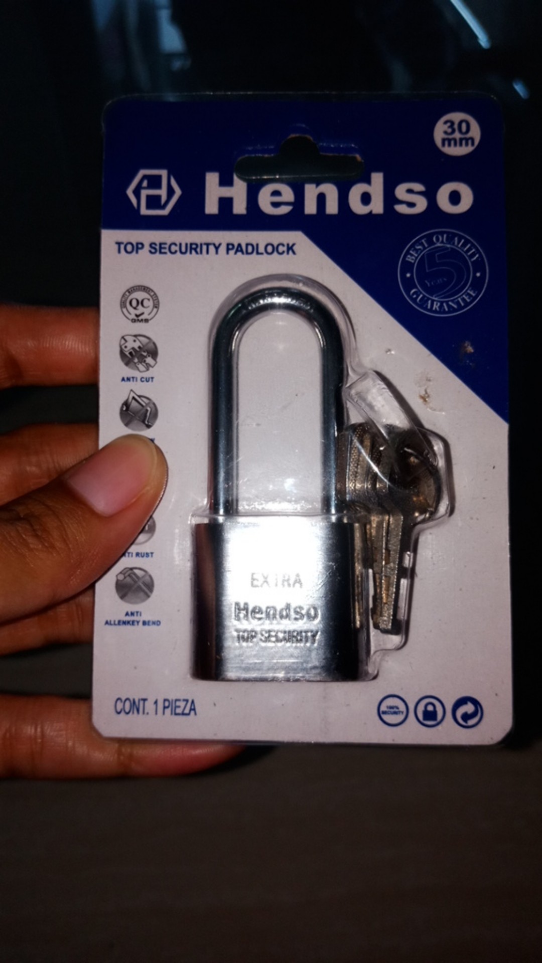 Hs 30mm Leher Panjang Gembok Rumah Pagar Padlock