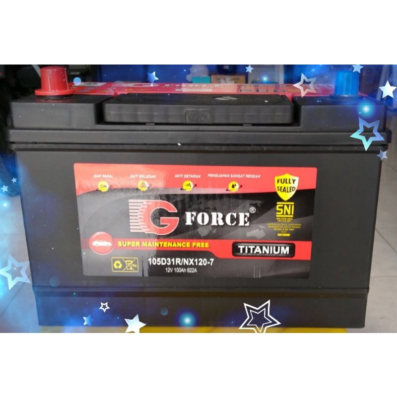 Aki MF Nx120-7R /105D31R kering G-force Titanium