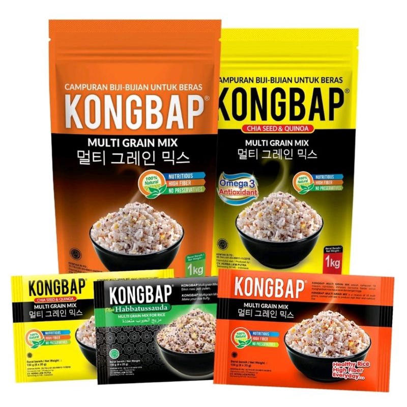 

Kongbap Multigrain Mix Beras Organik 1 Kg Super Food