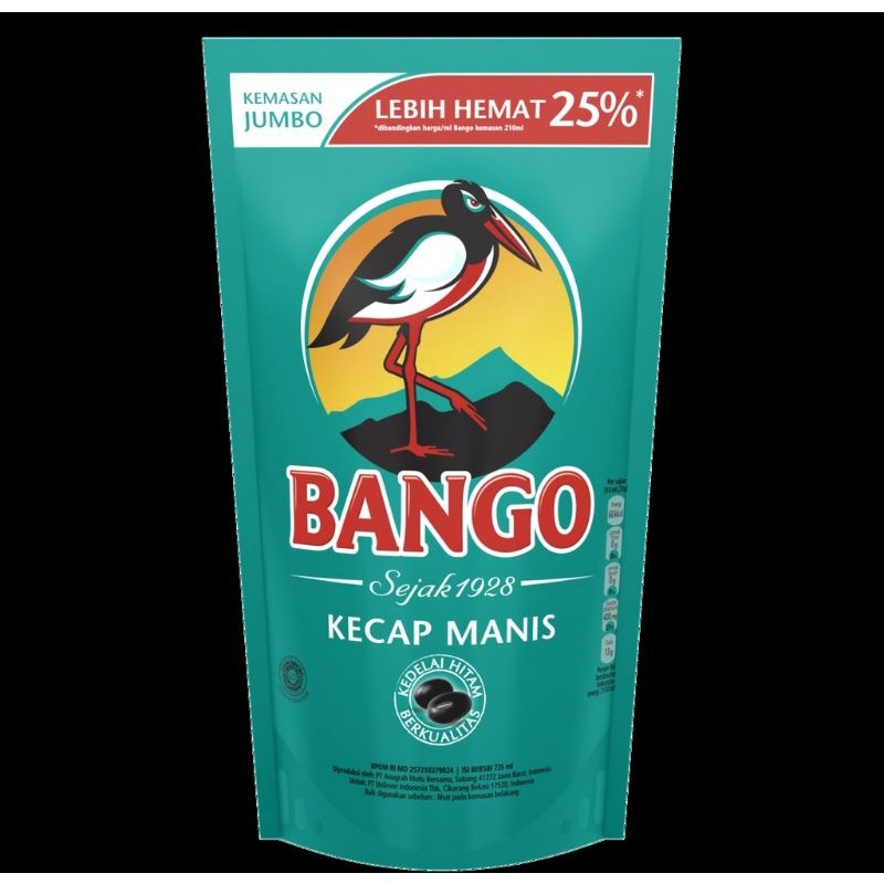 

KECAP MANIS BANGO REFILL 735ML