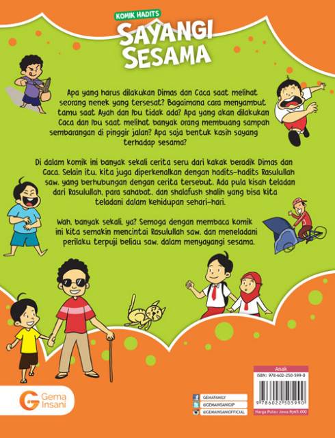 Buku Anak Komik Hadist Sayangi Sesama Shopee Indonesia