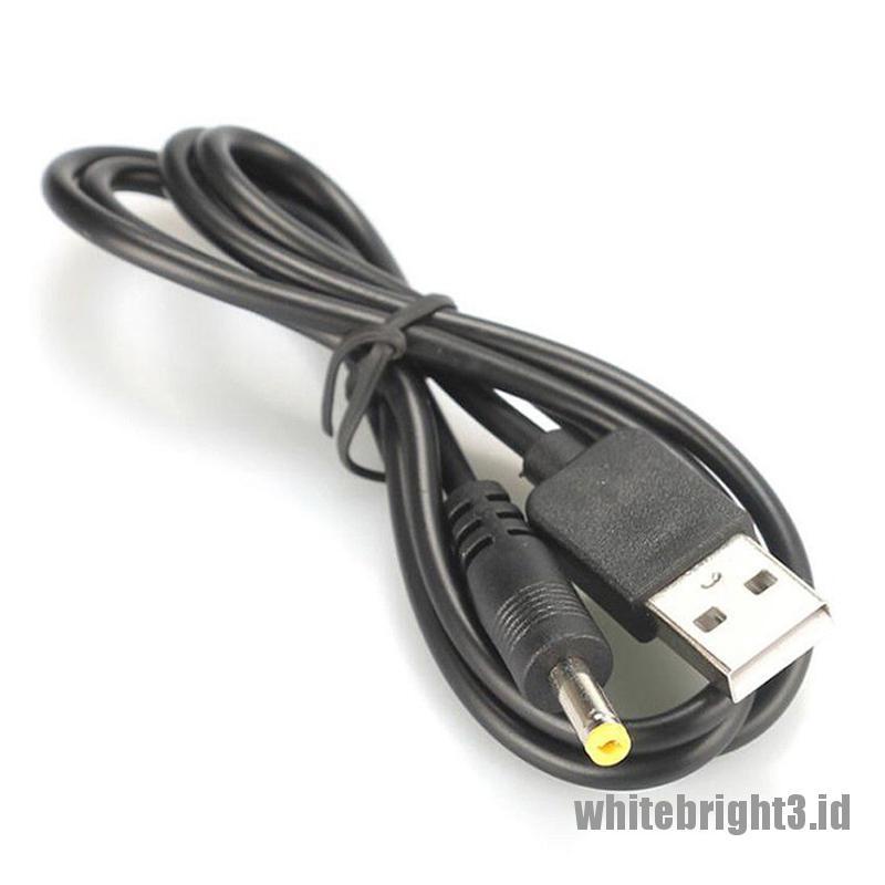 &lt; White3 &gt; Kabel Power DC Barrel Jack Konektor USB Port Ke 2.5 3.5 4.0 5.5mm 5V