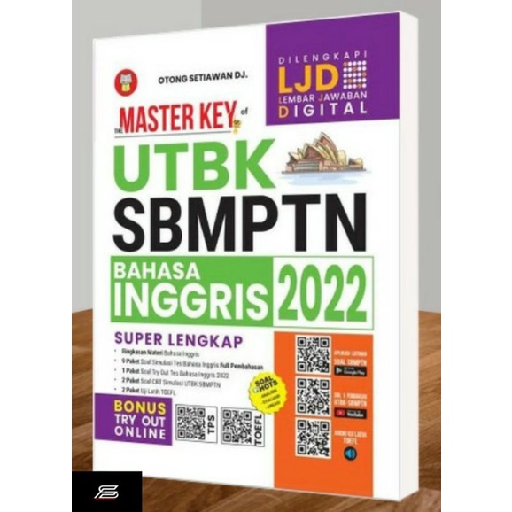 Jual Buku The Master Key Of Utbk Sbmptn Bahasa Inggris 2022 Shopee