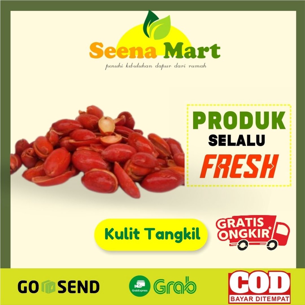 

Kulit Tangkil Kulit Mlinjo Melinjo Melinjau Merah Segar Pasar Lampung 500 gr