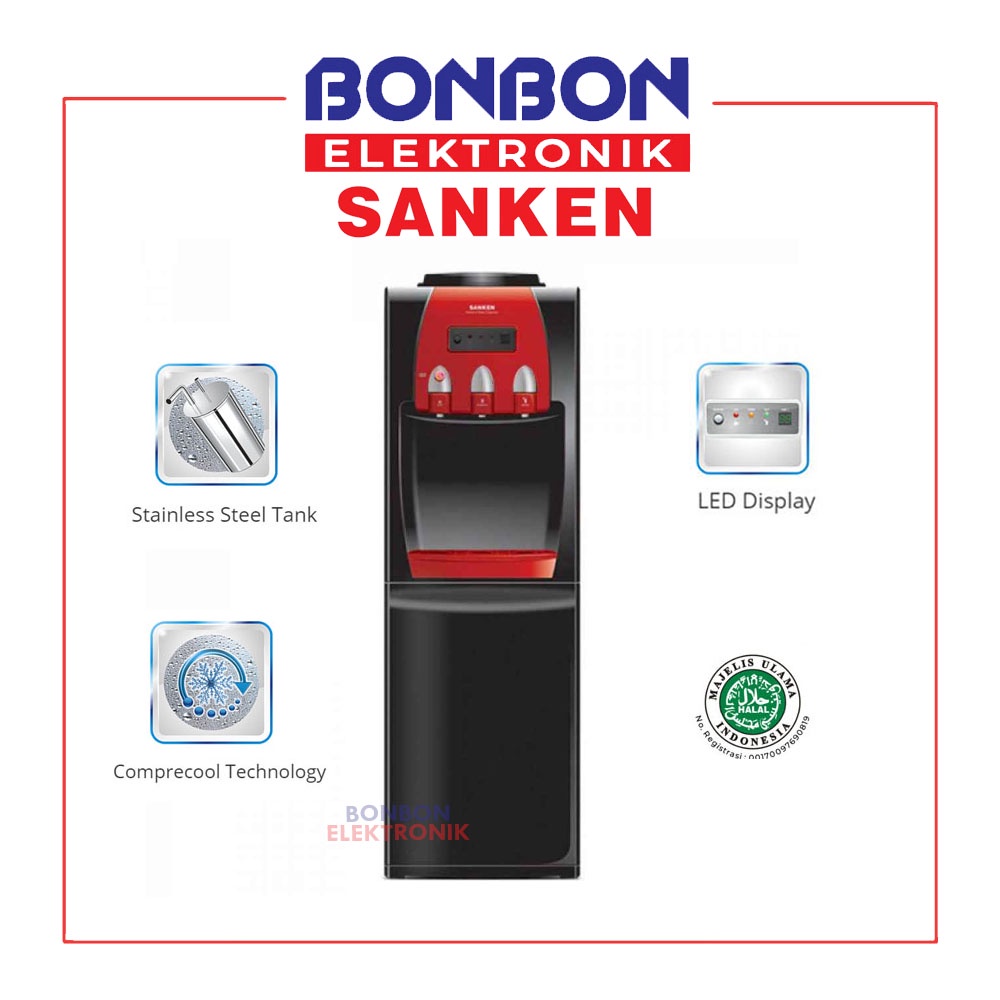 [GOSEND/GRAB] Sanken Dispenser Galon Atas HWD 775 IC / HWD-775IC