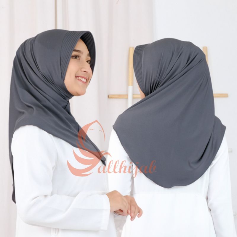 Hijab Alea Instant Hijab Sport volly bisa untuk sehari hari bahan jersey