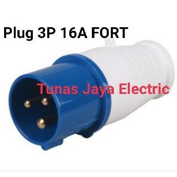 Plug Industri 3P 16A FORT