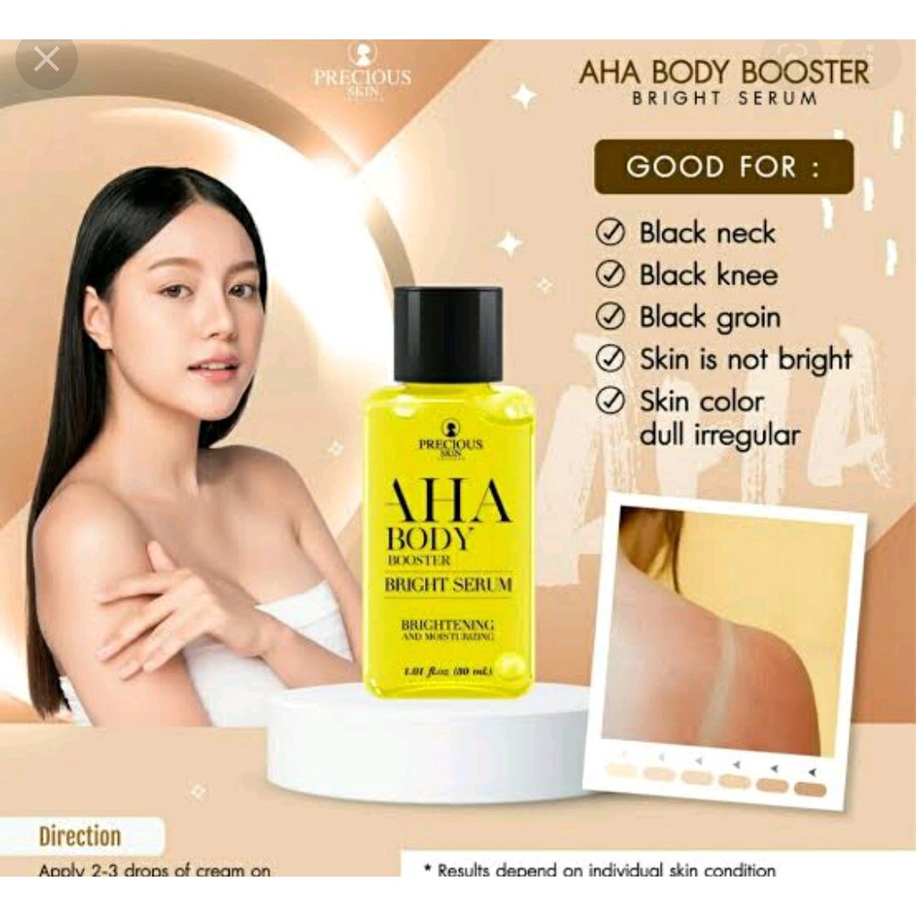 MIMI AHA Body Booster Bright Serum Precious Skin / AHA Mimi White / Mimi White AHA