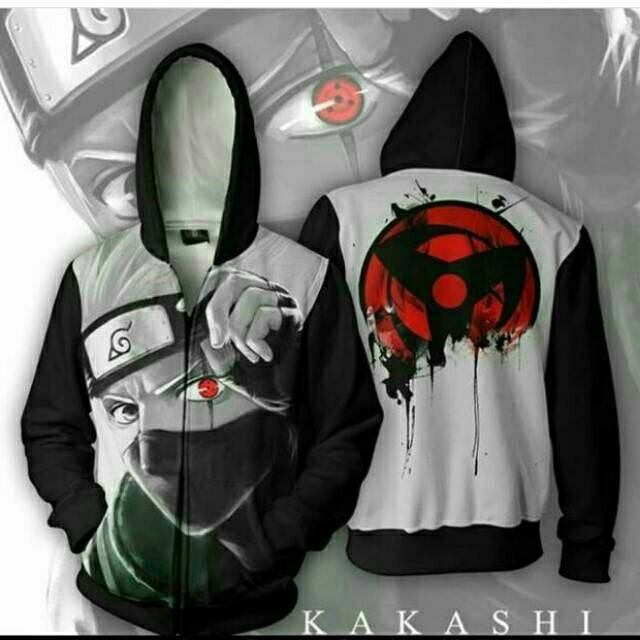 jaket anime naruto kakashi 3D