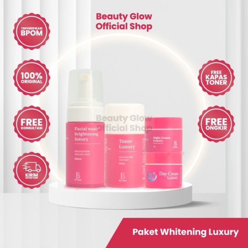 BG Glow Paket Whitening Luxury Original