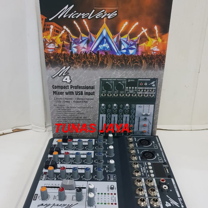 MIXER AUDIO MICROVERB BEST 4 ORIGINAL (usb,bluetoth,rechording)