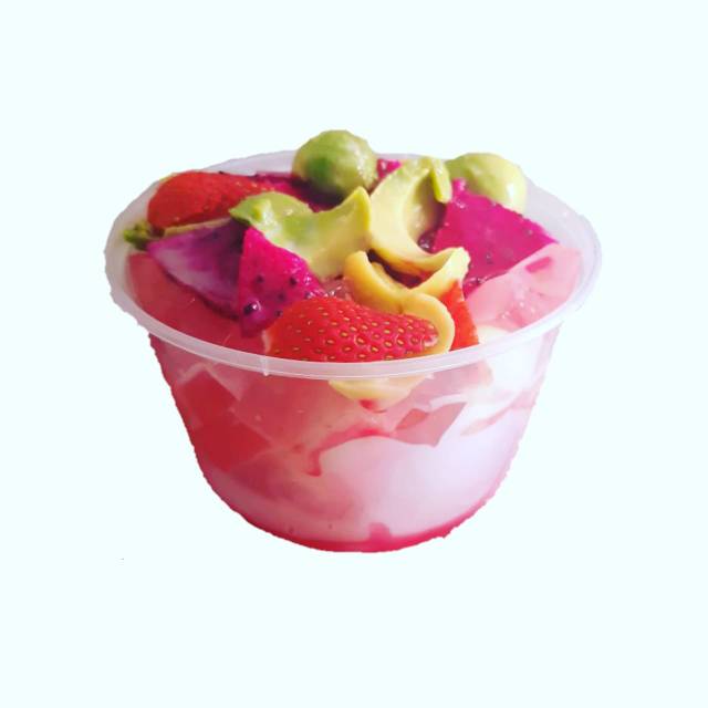 Gambar sop buah di cup